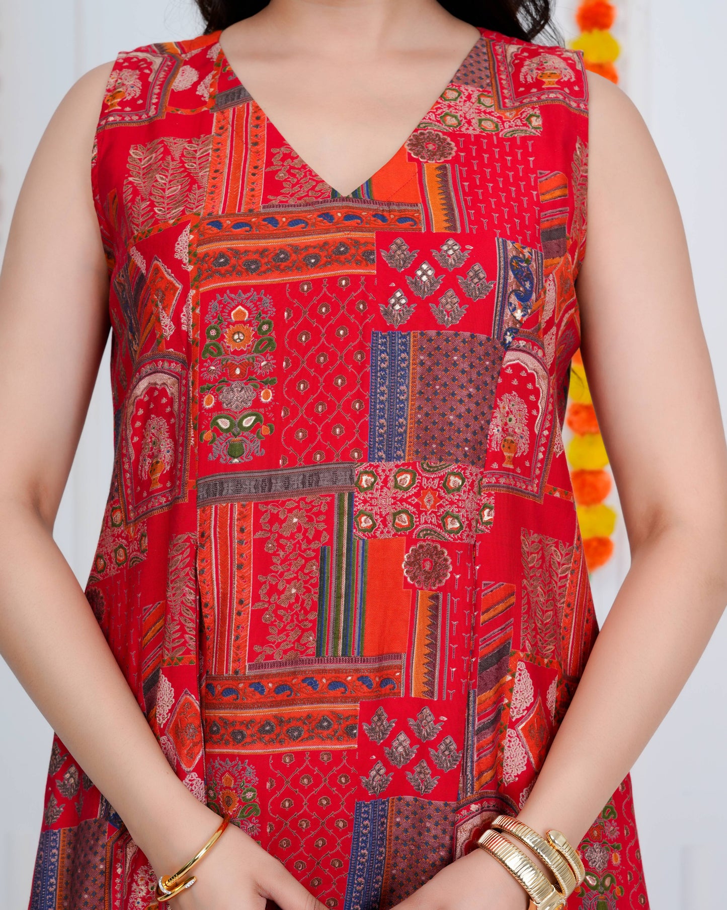 Ethnic Patchwork Elegance